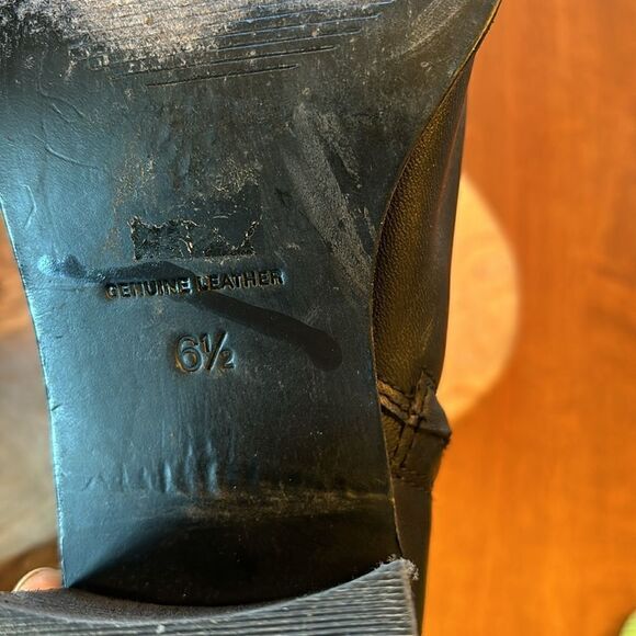 Madewell The Hailie Black Leather Ankle Boot - 6.5 - Picture 5 of 8